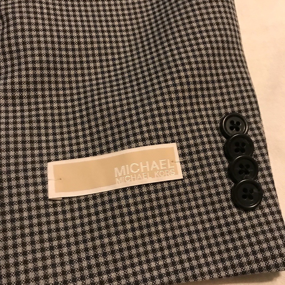 NWT Michael Kors checkered sport coat/Blazer